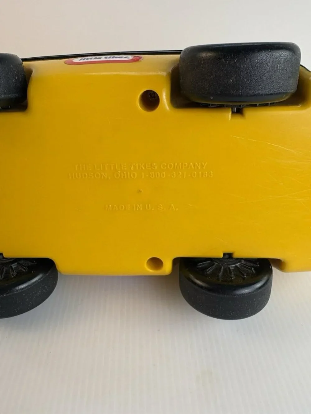 Vintage Little Tikes Toddle Tots Yellow School Bus 1980's